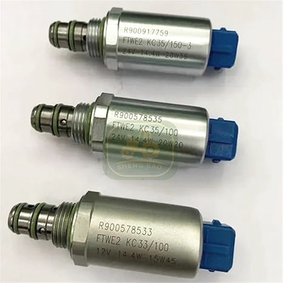ผลิตภัณฑ์เชิงปฏิบัติการ Excavator Solenoid Valve R900578533 สําหรับชิ้นส่วนเกษตรกรรม