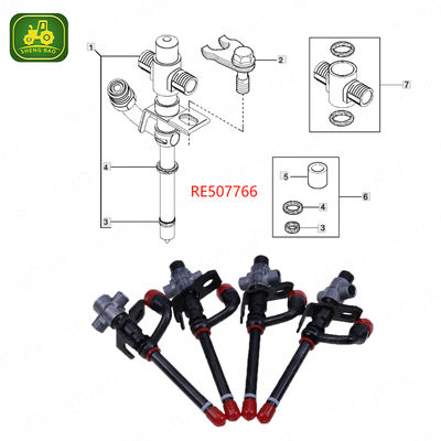 ชิ้นส่วนเครื่องยนต์ RE531436 RE507766 38416 SE501103 หัวฉีดน้ำมันเชื้อเพลิงสำหรับรถแทรกเตอร์