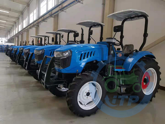 เครื่องยนต์ทรงกระบอกทรงพลัง 4WD LC85 85hp รถแทรกเตอร์ฟาร์มเกษตร