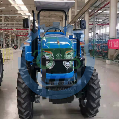 แรงเสียดทานแห้ง 120hp รถแทรกเตอร์ฟาร์มขนาดเล็กเพื่อการเกษตร 4x4